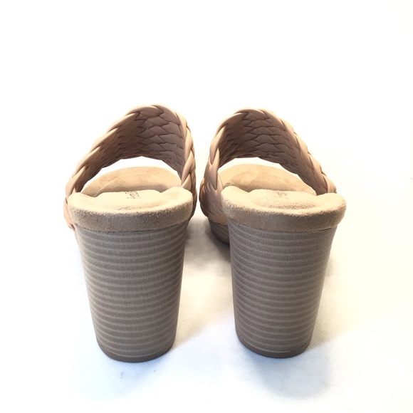 Pierre Dumas Women's Morgen-6 Cream Braided Strap Heeled Sandal Choose Size - Picture 4 of 9